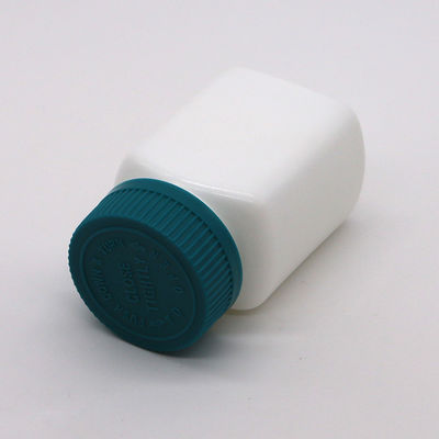 Коробка для хранения лекарств 95 мл квадратная HDPE пластиковая бутылка банка для твердых таблеток капсулы