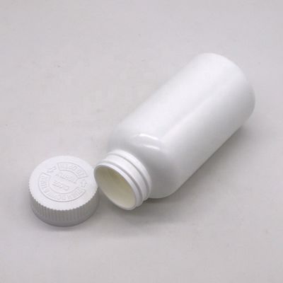 Бутылка для хранения таблеток из пластика HDPE с крышкой и PE-материалом