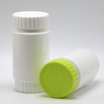 HDPE 175ml Круглая форма PE Пластиковая бутылка для лекарственных добавок Хранилище