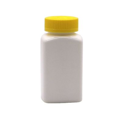 6OZ 180ml HDPE квадратная форма таблетки таблетки лекарственная бутылка для медицины Питание